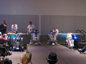I've decided that a group of astromech droids are called a beep. Look, a beep of R2 units!